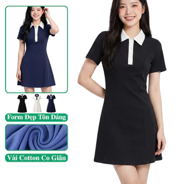 Women's Short-sleeve Foot Dress Polo Madela