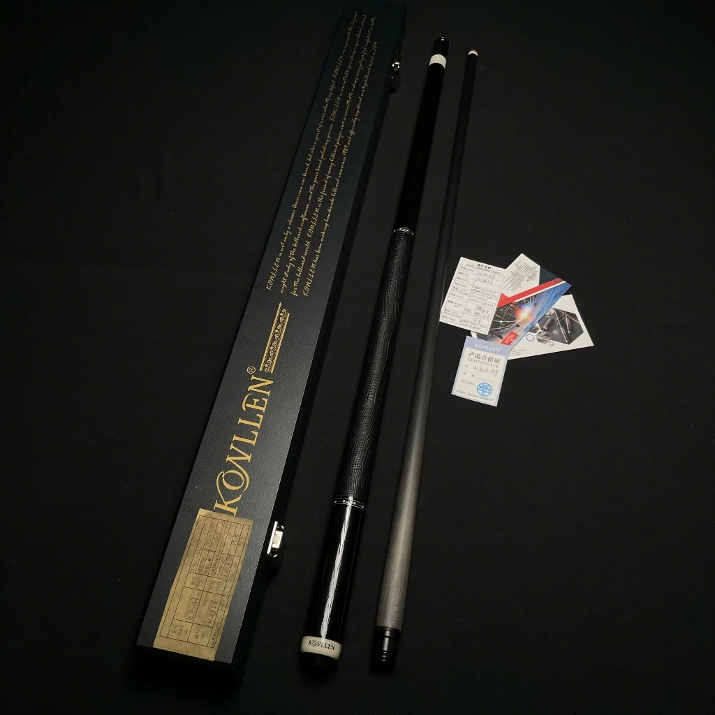 Cơ Konllen KL 10-12F Ngọn Carbon Chuyên Nghiệp Cao Cấp Dòng Cơ Bi A Đánh Pool, Hàng Chính Hãng