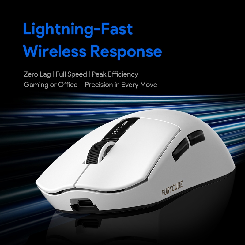 Chuột Gaming Không Dây Bluetooth 2.4G FURYCUBE G9 Dock Sạc, PAW3311 Polling Rate 1Khz, 22000 DPI | BigBuy360 - bigbuy360.vn