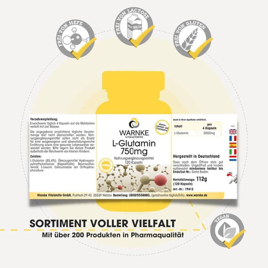 warnke l glutathione 500mg NỘI ĐỊA ĐỨC] Viên uống trắng da Warnke L-Glutathione 500mg, giúp làm trắng  da, ngừa nám nâng tông toàn cơ thể, 100v