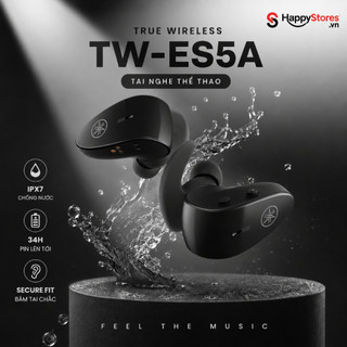 Tai Nghe Không Dây Thể Thao YAMAHA TW-ES5A - Kháng Nước IPX7 Pin Khủng 34H (Bảo Hành 6 Tháng)
