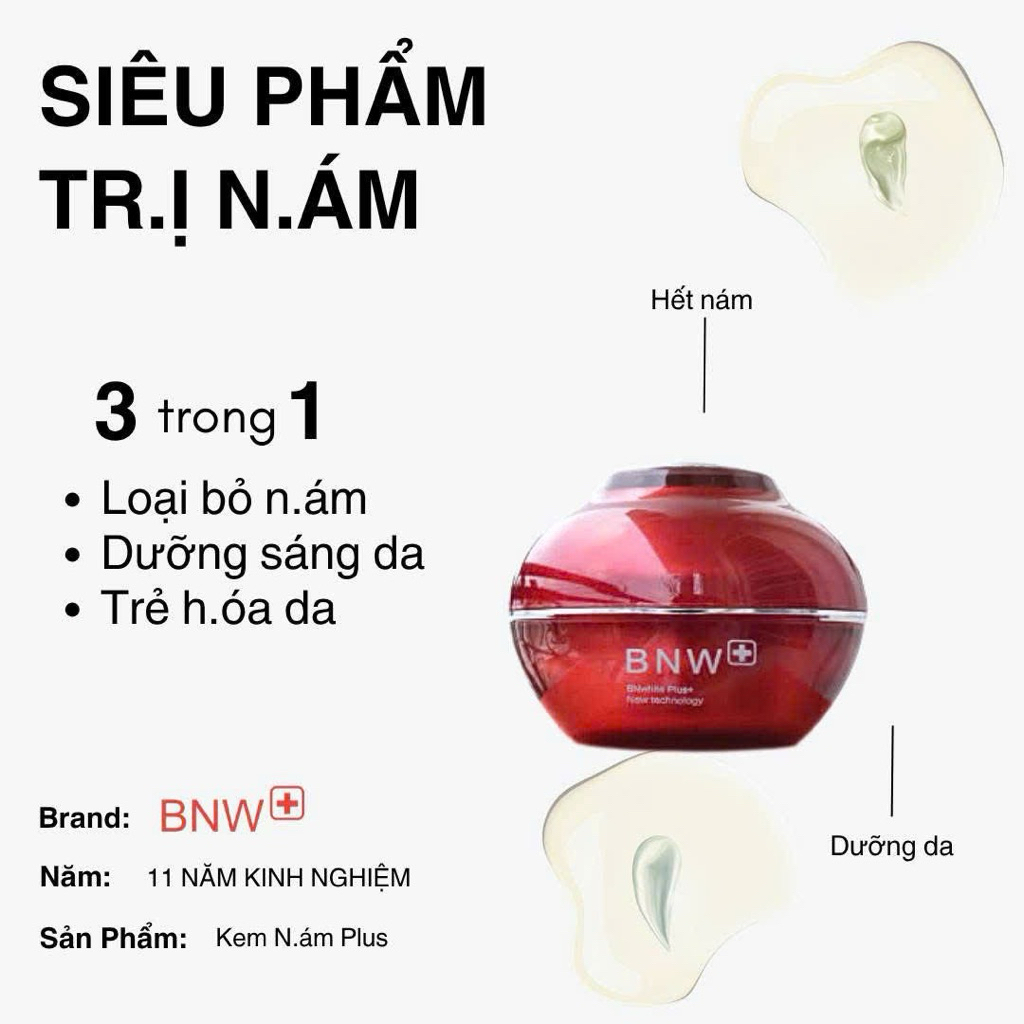 Kem dưỡng da sáng nhẹ nhàng, giúp da luôn căng bóng và mịn đẹp BNW