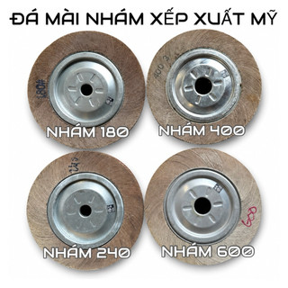 Đá Mài Nhám Xếp Xuất Mỹ Cao Cấp - Bánh Nhám Đánh Bóng Metal, Sắt, Inox Đủ Độ Nhám 180, 240, 400, 60