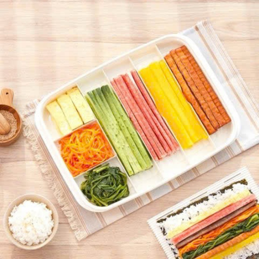 (CHÍNH HÃNG) Củ Cải Muối Cắt Thanh Làm Kim Bắp Cơm Cuộn Nongwoo Hàn Quốc Gói 1Kg