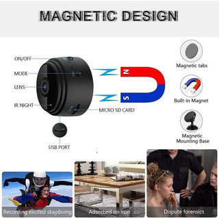 Camera Mini Wifi A9 Full HD 1080PH Hỗ Trợ Đàm Thoại 2 Chiều Ghi Hình Siêu Nét.Camera mini