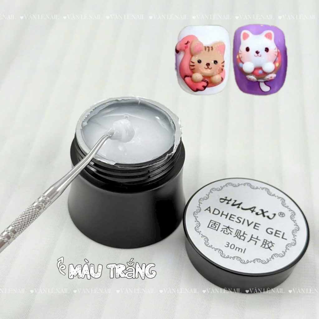 Gel Định Hình Huaxi 30ml Đa Năng Dán Móng Úp Đính Đá Nặn Charm Không Dính Tay