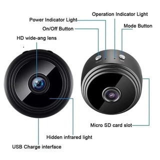 Camera Mini Wifi A9 Full HD 1080PH Hỗ Trợ Đàm Thoại 2 Chiều Ghi Hình Siêu Nét.Camera mini