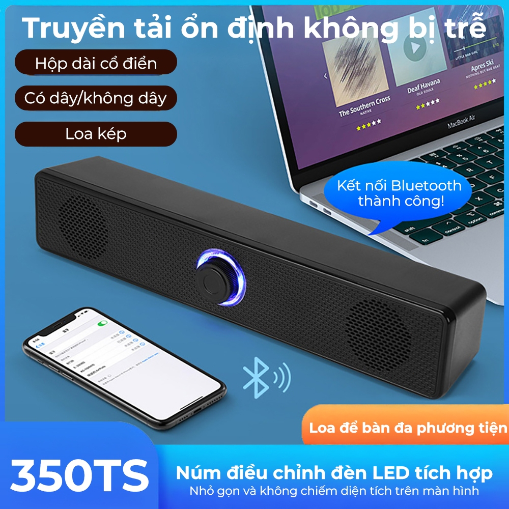 Loa Máy Tính Để Bàn Leerfei E-350T Công Suất Lớn Dùng Cho Máy Vi Tính PC, Laptop, Tivi- E-350Ts loa thanh cao cấp Frsara