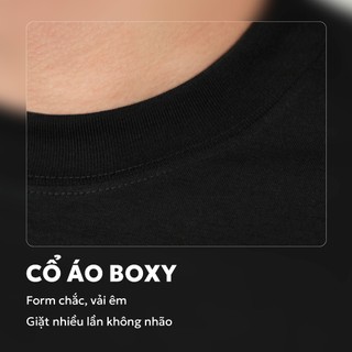 Áo Thun Hydra Vải Cotton In Chữ Form Boxy