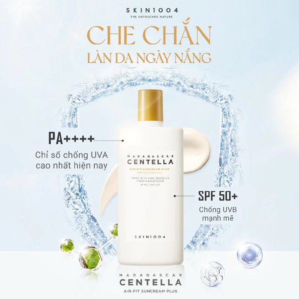 Kem Chống Nắng Vật Lí Skin1004 Madagascar Centella Air Fit Sun Cream Plus - Ever Queen