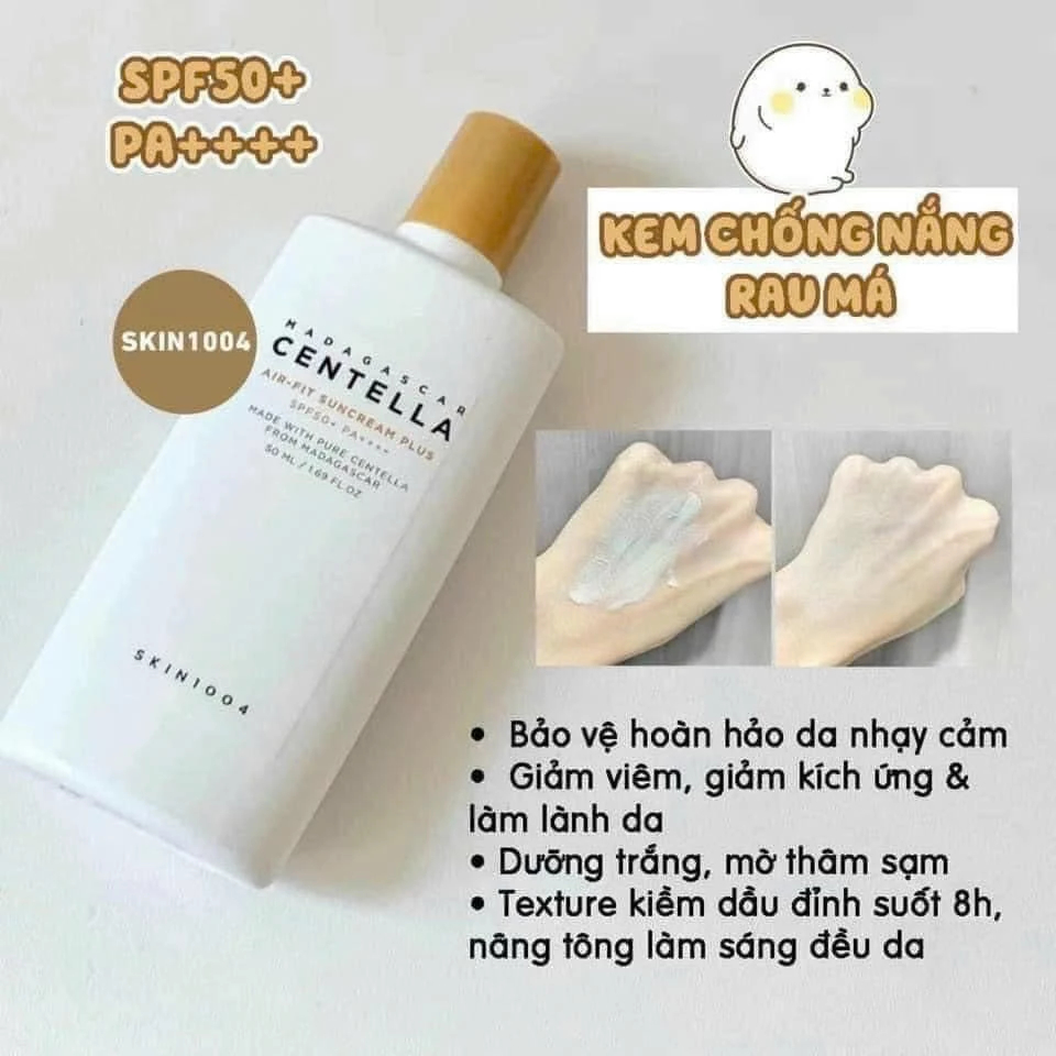Kem Chống Nắng Vật Lí Skin1004 Madagascar Centella Air Fit Sun Cream Plus - Ever Queen