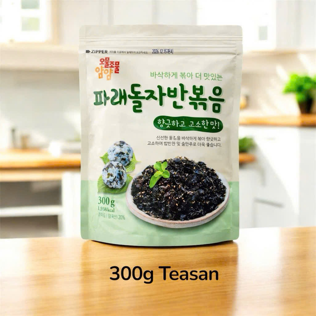 (CHÍNH HÃNG) Rong Biển Vụn Có Vừng 300G Teasan Nhập Khẩu Hàn Quốc Chính Ngạch Thơm Ngon