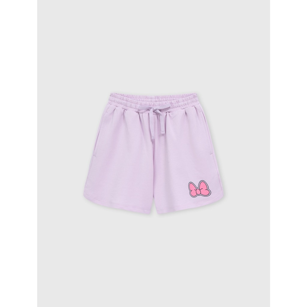 Bộ quần áo bé gái CANIFA áo sát nách quần short chất cotton USA in hình Mickey & Friends 1ST26S004