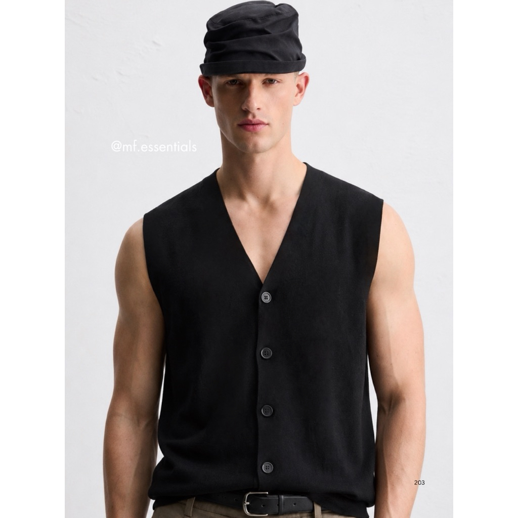 Cardigan nam MetaForm, Áo thun ba lỗ nam chất liệu vải cotton cao cấp, áo form rộng thoáng mát, dễ phối đồ