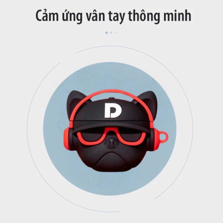 Tai nghe Bluetooth Không Dây Bluetooth Pro 2 Bass Căng Chống Ồn Định Vị Google Map Đổi Tên Cảm Ứng