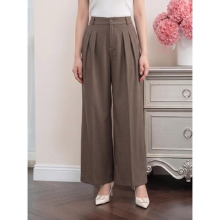 Quần Ống Rộng 𝐂𝐂𝐇𝐀𝐓 Dáng Suông Ophelia Cạp Rời Chất Liệu Tuytsi Cao Cấp 16QDS2015ST