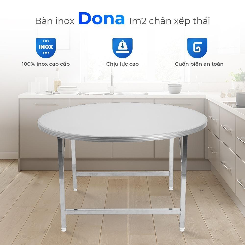 [ShopeeVIP] Bàn, ghế inox QUI PHÚC, inox cao cấp sáng bóng, không gỉ, an toàn, bàn ghế gia đình