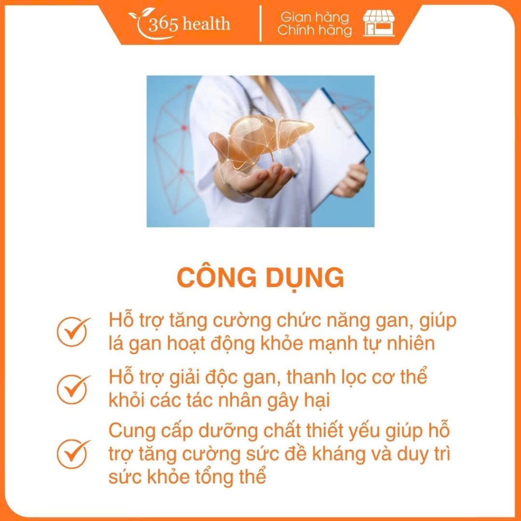 Vitabiotics Liveril Tablets hỗ trợ thải độc gan, bảo vệ và tăng cường chức năng gan - Hộp 30 viên