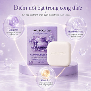 Xà phòng bọt tinh chất dưỡng ẩm, dùng cho mặt và cơ thể, dưỡng ẩm dịu nhẹ 50g, làm sạch bụi bẩn bề mặt, bọt mịn