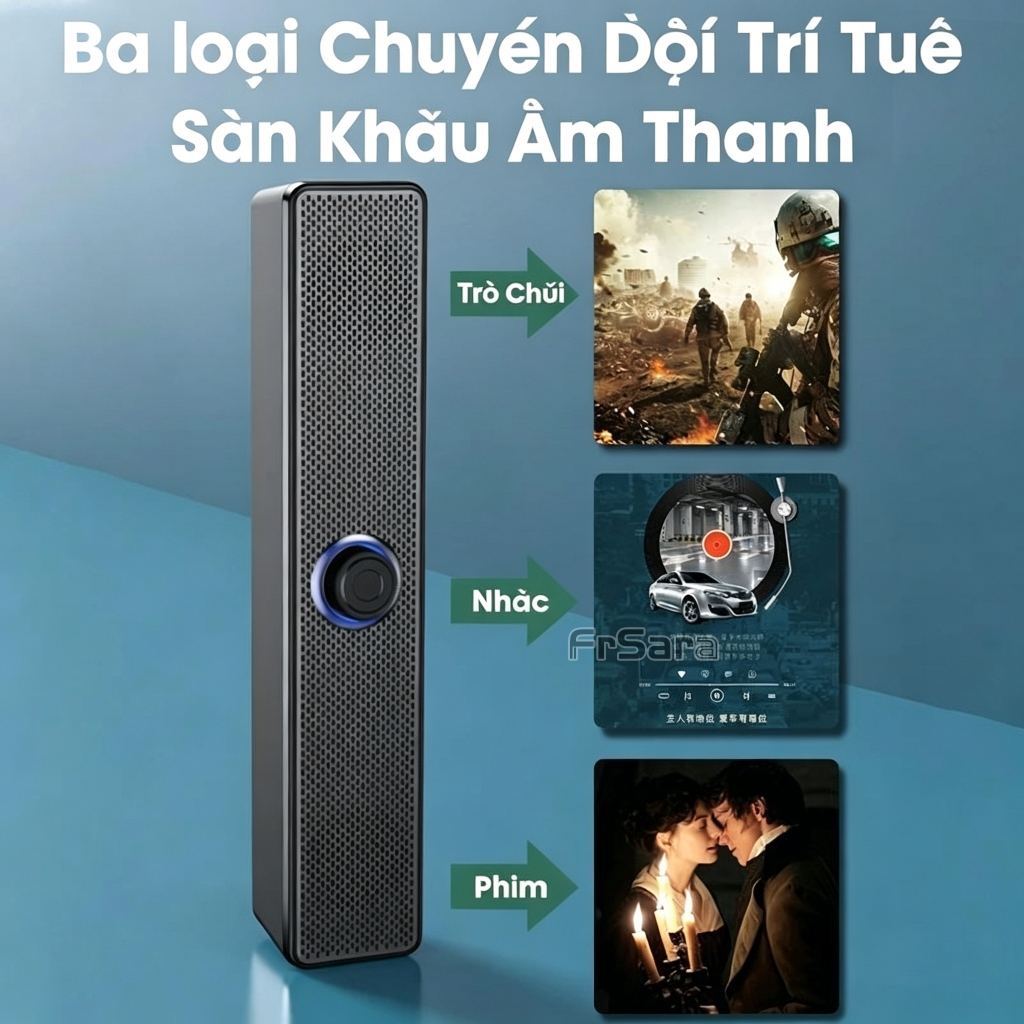 Loa Máy Tính Để Bàn Leerfei E-350T Công Suất Lớn Dùng Cho Máy Vi Tính PC, Laptop, Tivi- E-350Ts loa thanh cao cấp Frsara
