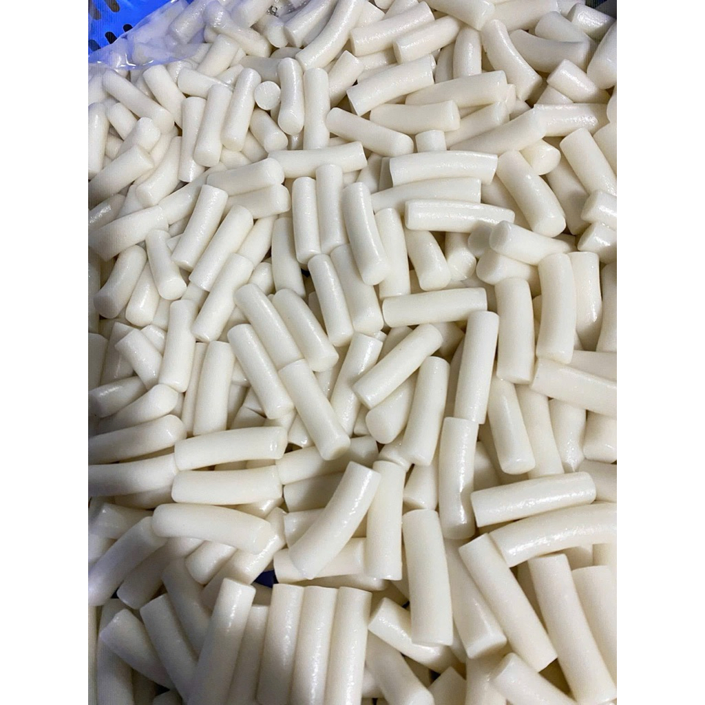 (CHÍNH HÃNG) Bánh Gạo Tokbokki Hàn Quốc Cắt Sẵn Dạng Ống Tiện Lợi Dẻo Dai Gói 1Kg