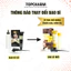 Thuốc nhuộm tóc NÂU TÂY, NÂU MOCHA, NÂU TÍM, ĐỎ ÁNH TÍM, phủ tóc bạc cứng, không tẩy, tặng đầy đủ dụng cụ