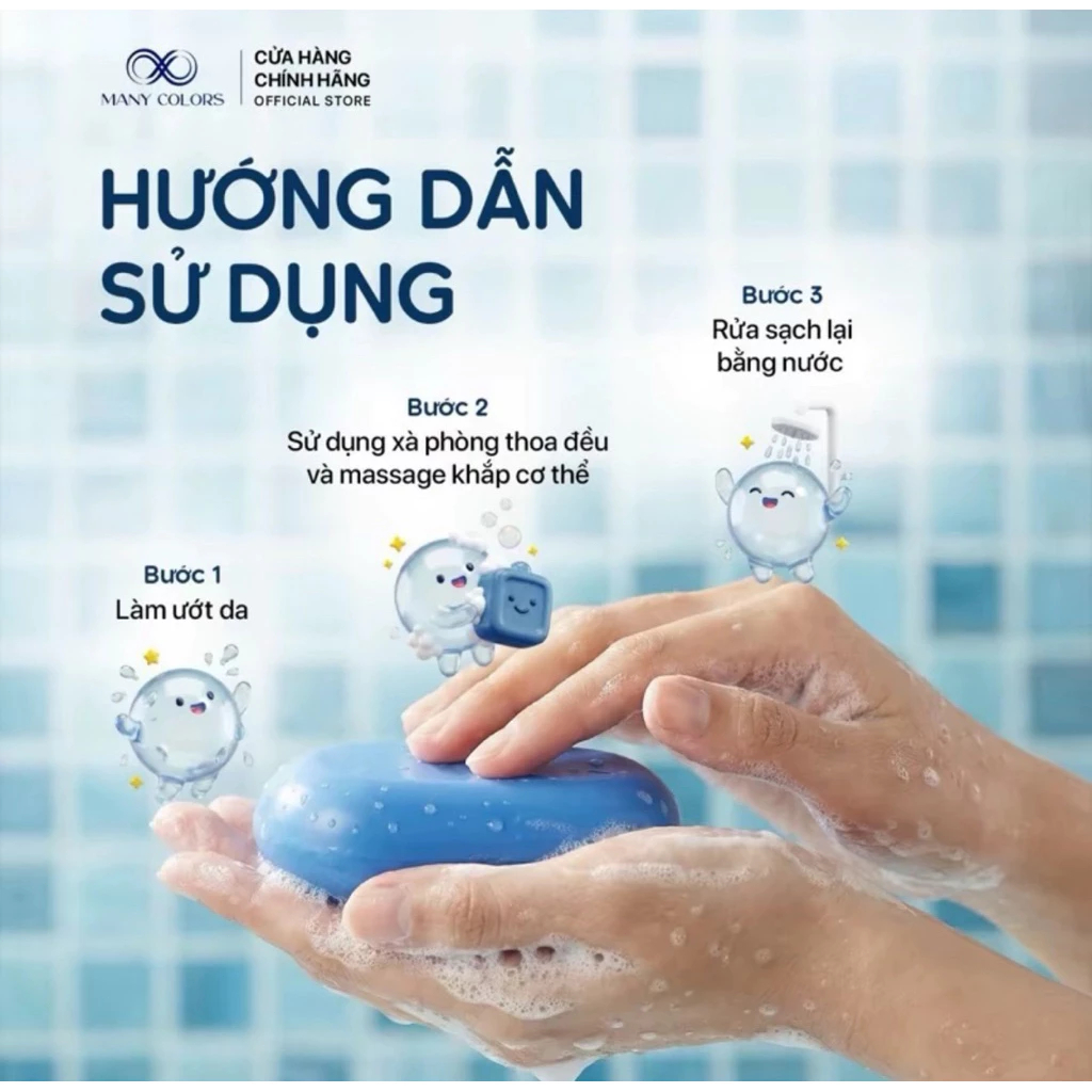 Xà Phòng Dok Anchan Blue Hỗ Trợ Làm Sáng Da 65g （Thật）Với Glutathione & Glycerin Dưỡng Ẩm Và Làm Mịn Da