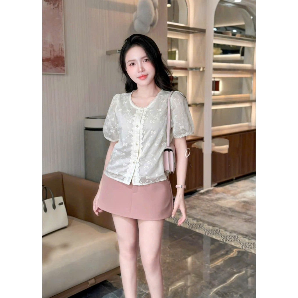 Chân Váy Chữ A Cạp Cao Có Quần Bảo Hộ Vải Tuyết Mưa Hot Trend Bigsize - Pena 188