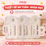 Quây Cũi Nhựa Gấp Gọn Khủng Long Cho Bé, Nhà Banh Cho Bé Tặng Kèm Thảm + Bóng + Vòng Bóng Rổ - Bảo Hành Trọn Đời — ảnh 3