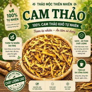 Cam thảo khô thái lát An Nhiên, thảo mộc thư giãn, pha trà, xông cơ thể, sạch sẽ hoàn toàn tự nhiên