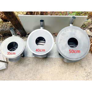 Bếp củi thông minh - tặng kèm miếng lót lỗ chống đen nồi - khay đỡ tro - ống thoát khói.