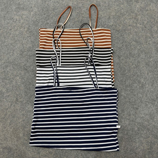 Áo Hai Dây Bigsize Nữ Áo Thun Kẻ Sọc (KHÔNG MÚT) Vải Thun Gân Mềm Co Giãn Dáng Croptop A356