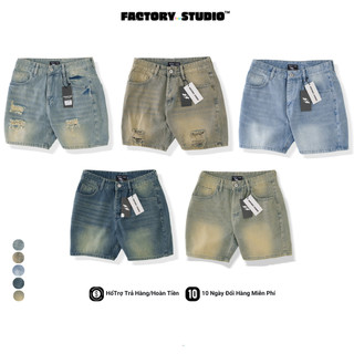 Quần Short Jeans Form Trên Gối Chất Vải Denim Cao Cấp Thiết Kế Độc Đáo Phù Hợp Phong Cách Casual Trẻ Trun