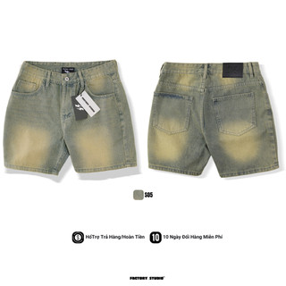 Quần Short Jeans Form Trên Gối Chất Vải Denim Cao Cấp Thiết Kế Độc Đáo Phù Hợp Phong Cách Casual Trẻ Trun