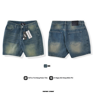 Quần Short Jeans Form Trên Gối Chất Vải Denim Cao Cấp Thiết Kế Độc Đáo Phù Hợp Phong Cách Casual Trẻ Trun