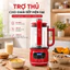 Máy Làm Sữa Hạt SHAPP Màu Đỏ 6 Chức Năng, Cảm Ứng Hiện Đại, Hiển Thị Thời Gian, Xay Nấu Sữa Đậu Nành Sữa Ngô Cháo Sinh T