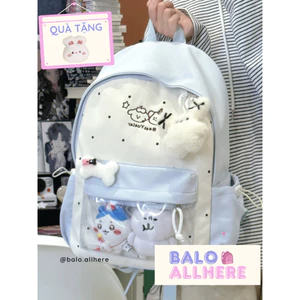 BaLo (XINHXINH) [ORDER] Balo Nữ Dễ Thương, Cặp Cute Chấm Bi Chống Nước BL228