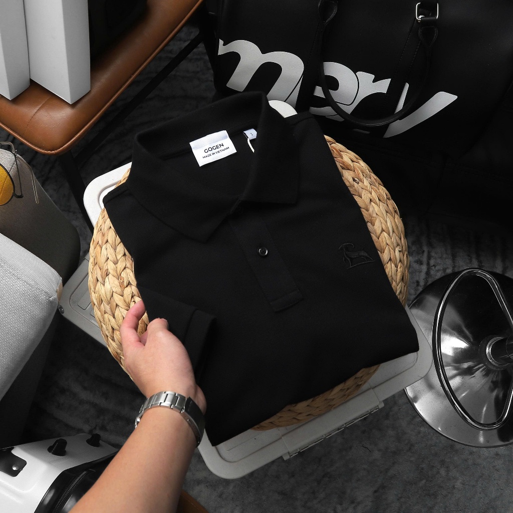 Áo Thun Polo Nam Cao Cấp Retro Classic Cotton Gai - Luôn Tặng Hộp Đóng - GOGEN G04