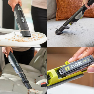 Máy hút bụi cầm tay Ryobi 4V - Tặng kèm 2 pin 4v - Máy hút bụi ô tô, gia đình hàng bãi Úc chuẩn zin