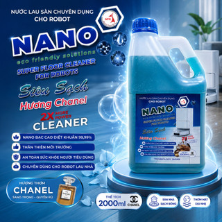 Nước lau sàn robot hút bụi lau nhà 2L - Nước lau nhà cho robot chuyên dụng NANO NPR