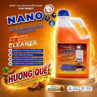 Nước lau sàn robot hút bụi lau nhà 2L - Nước lau nhà cho robot chuyên dụng NANO NPR