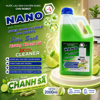 Nước lau sàn robot hút bụi lau nhà 2L - Nước lau nhà cho robot chuyên dụng NANO NPR