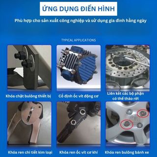 Keo Khóa Ren GUNASEN 243 263 277 638 680 Chống Tự Tháo Lỏng Bulong Ốc Vít  Chịu Dầu Chịu Lực Cao
