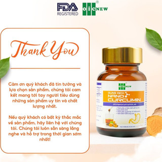 Dung Dịch Nano Curcumin OIC NEW 50ml Giảm Đau Dạ Dày Cải Thiện Tiêu Hóa