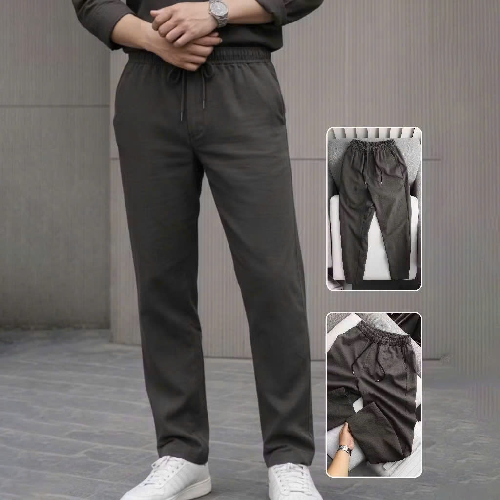 Quần Dài Linen Nam Halley Hàn Quốc Ống Rộng Cạp Cao Quần Vải Lanh Nam Hack Dáng Đi Biển Đi Cafe D32
