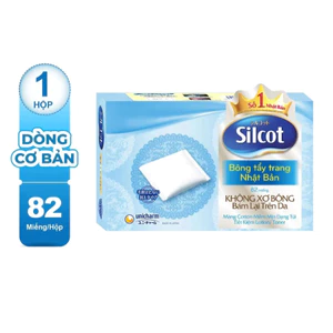 BÔNG TẨY TRANG SILCOT NHẬT BẢN 82 MIẾNG