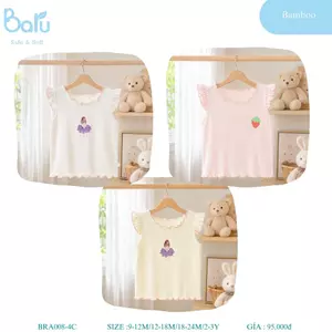 Áo sát nách bèo bé gái BRA008-4C