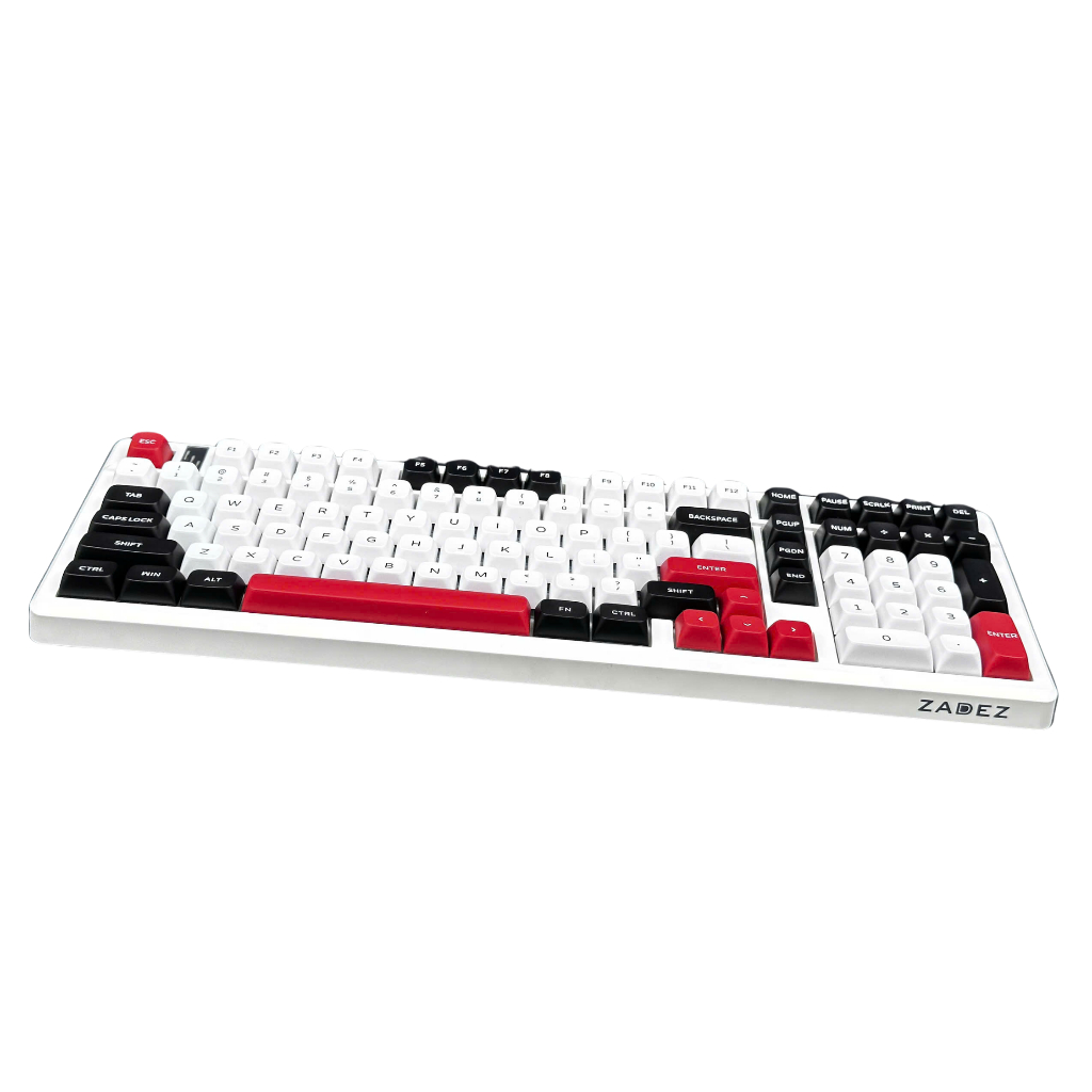 Bàn Phím Cơ Gaming ZADEZ GK-98NW - Ba Chế Độ Kết Nối, Layout 98%