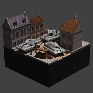 Mô Hình Tank Đức WWII Nhiều Tỉ Lệ In 3D – Chưa Sơn – Sưu Tầm