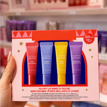 TÁCH SET - Set Son Dưỡng Môi Mini 4 Mùi Căng Bóng Dưỡng Ẩm